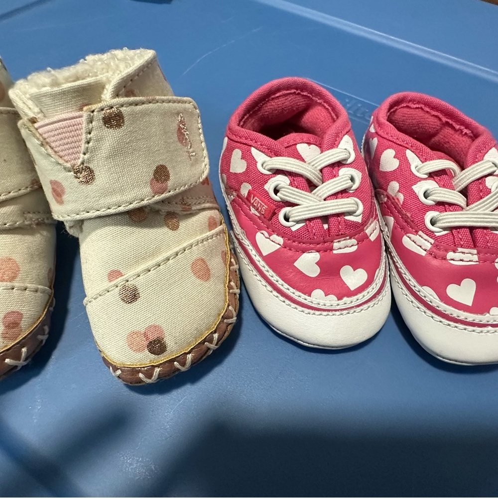 Vans and Toms baby shoes boots